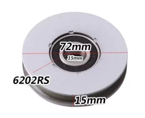 Bánh xe cửa D72