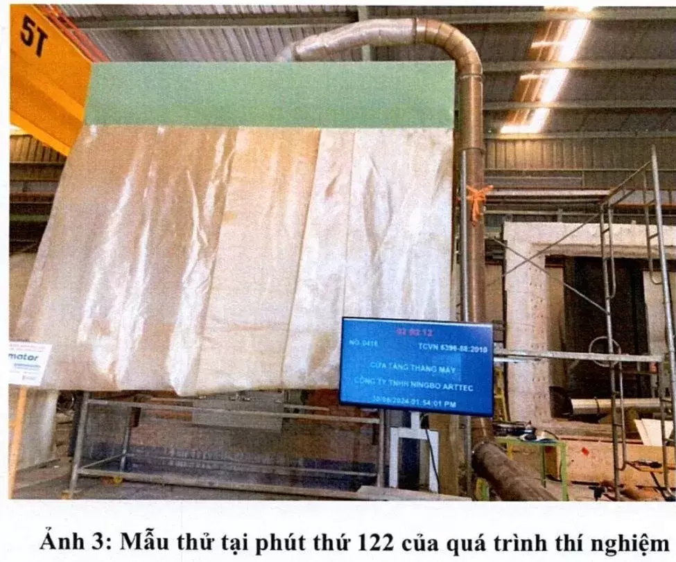 thử lửa lên đến 120 phút