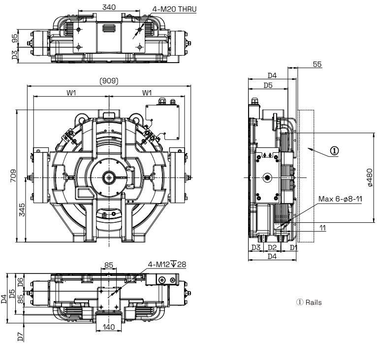 Bản vẽ kĩ thuật WE-10 4-M20