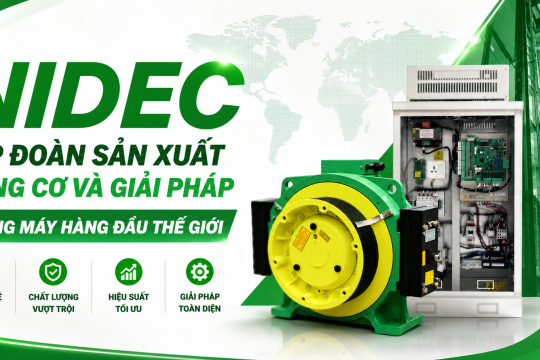 Nidec, Tập đoàn sản xuất động cơ và giải pháp thang máy hàng đầu thế giới