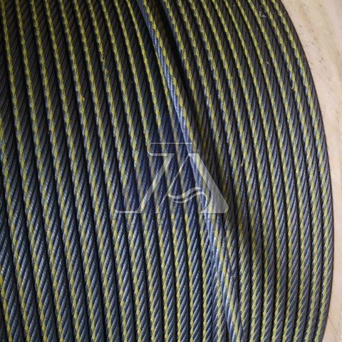 Steel cable Drako 8x19(S) fiber core (FC), 8mm, 1370/1770 N/mm2