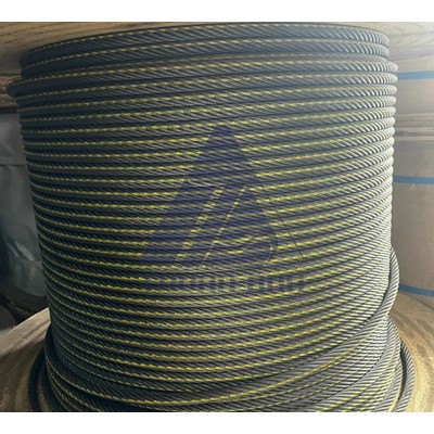 Cáp thép Drako 8x19(S) lõi bố (FC), 12mm, 1370/1770 N/mm2 