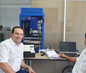 Mr. Hojati Hesam - Kollmorgen's representatives came to testing electrical cabinets at Thuan Anh company